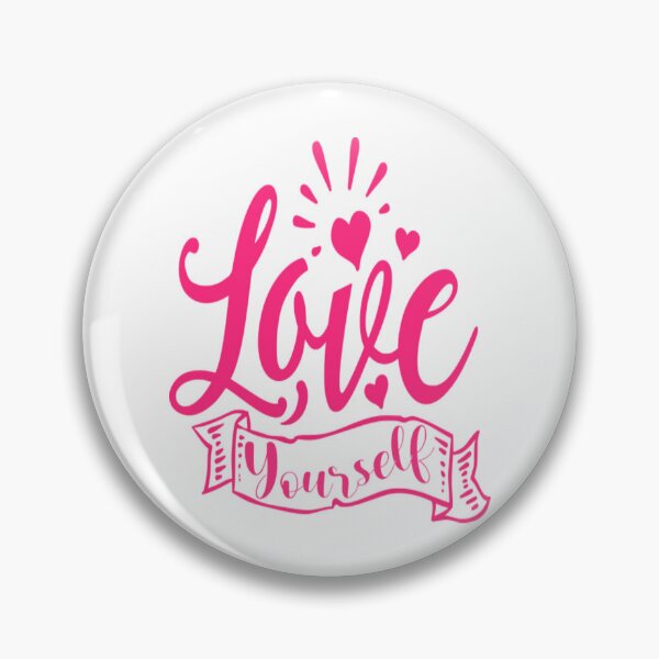 Item preview, Love Yourself Pink Typography designed and sold by adlkh.
