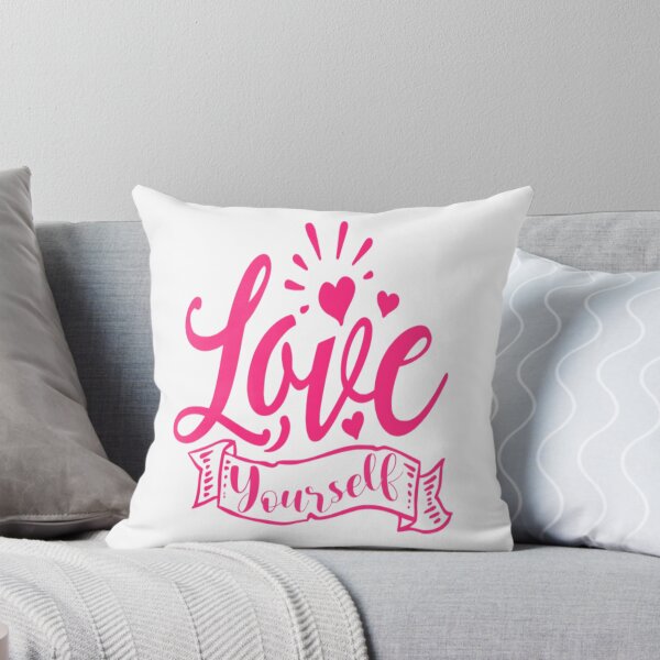 Item preview, Love Yourself Pink Typography designed and sold by adlkh.