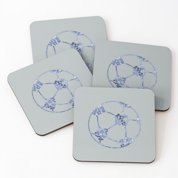 Item preview, Groovy Blue Soccer: Tie-Dye & Dotted Art designed and sold by Zakrytos ★★★★★.