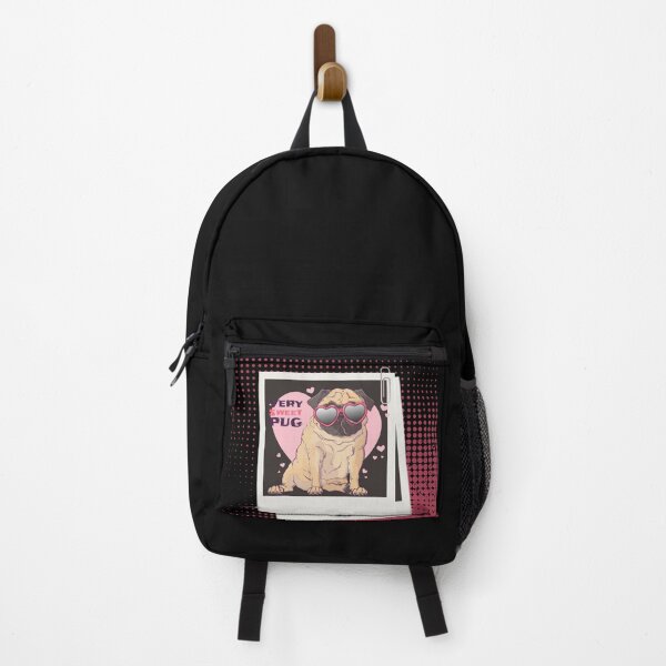 Item preview, Pug dog wearing glasses. designed and sold by MGfashionnew.