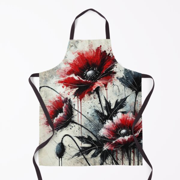 Item preview, Inkt and poppy flowers designed and sold by NiekTraas.