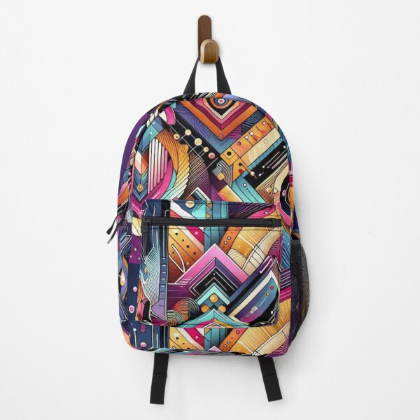Item preview, Geometric décorative abstract desighn,neon colors designed and sold by Dogandesighn.