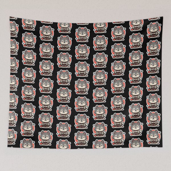Item preview, gray wolf designed and sold by EuropeanPrints.