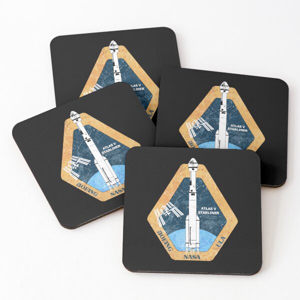 Item preview, Atlas V-Starliner Badge designed and sold by BGALAXY.