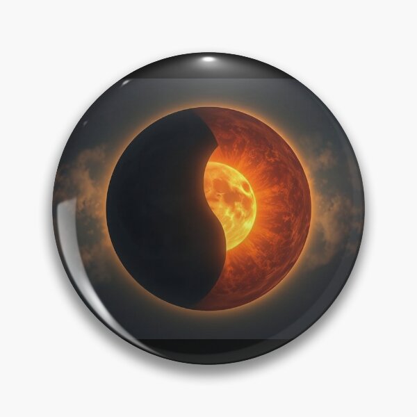Item preview, Ying Yang Sun Moon in the Clouds designed and sold by Earth Nature Creations.