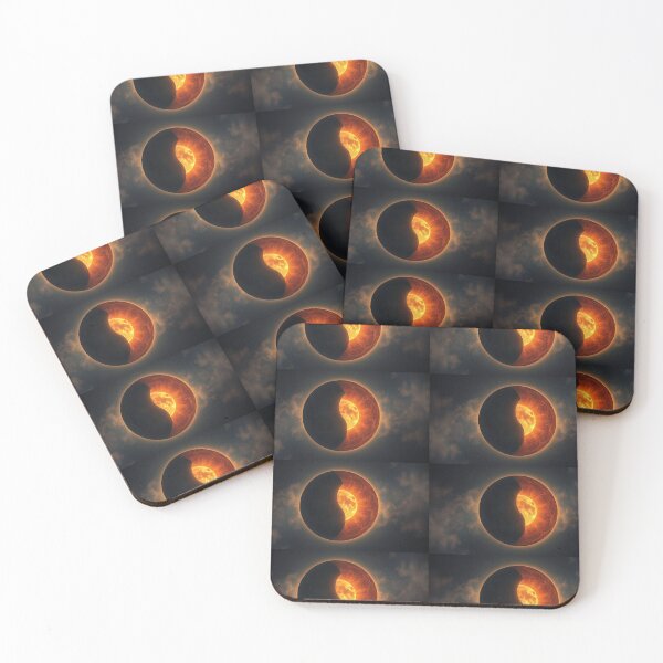 Item preview, Ying Yang Sun Moon in the Clouds designed and sold by Earth Nature Creations.