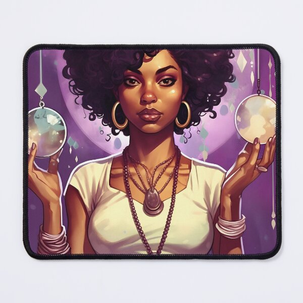 Item preview, Celestial Oracle - Black Woman designed and sold by Denny-Danny.