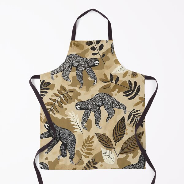 Item preview, Walking Sloth Camouflage Jungle Pattern designed and sold by zzz888.