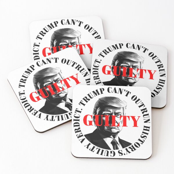Item preview, President Donald Trump guilty. Protest slogan. designed and sold by Drone-tees.