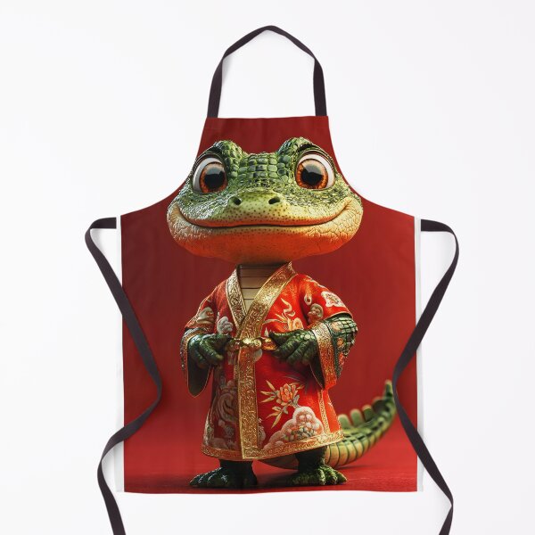 Item preview, Cartoon alligator in ornate red robe, standing proud. designed and sold by Artessie.