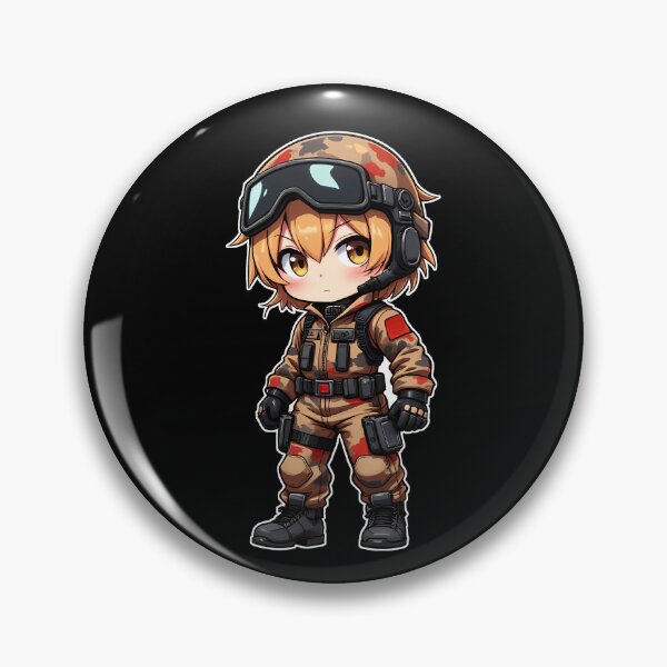 Item preview, Anime Soldier - With Honor and Determination on the Front Line designed and sold by  VectorArtFactory.