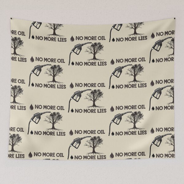 Item preview, No More Oil, No More Lies designed and sold by SignumShop.