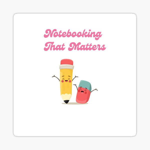 Item preview, Cheery pencil and eraser designed and sold by Notebooking That Matters.