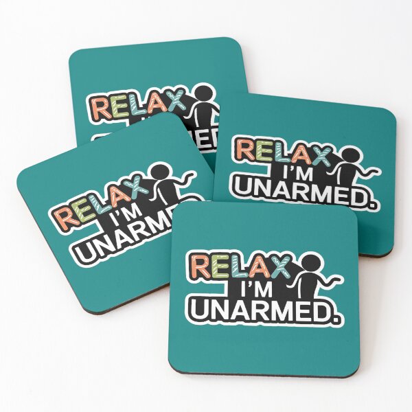 Item preview, Witty Disability Joke Relax I'm Unarmed designed and sold by TeeGrit.