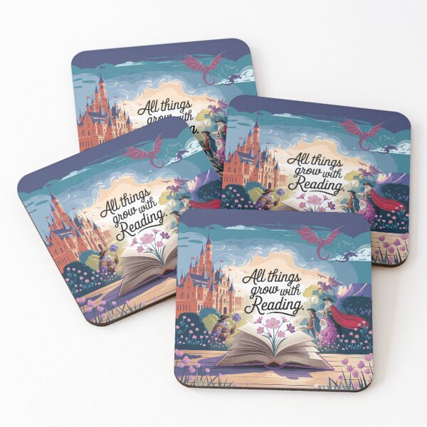 Item preview,   "Enchanting Scene with Book and Flowers Under Sunset" designed and sold by AnimalAirtistry.