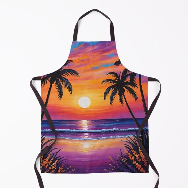 Item preview, Sunset Beach Tropical Palm Tree designed and sold by Fateh-Kro ⭐⭐⭐⭐⭐.