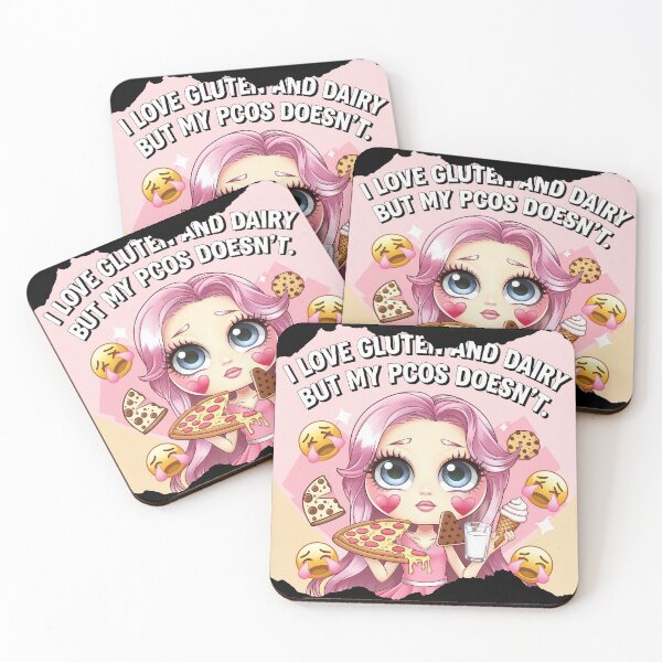 Item preview, I Love Gluten & Dairy, But My PCOS Doesn’t designed and sold by T-ShirtArtTom.