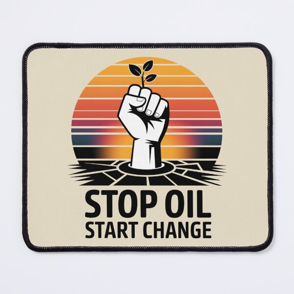 Item preview, Stop Oil, Start Change designed and sold by SignumShop.