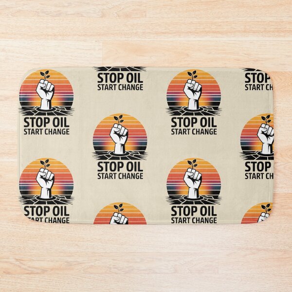 Item preview, Stop Oil, Start Change designed and sold by SignumShop.