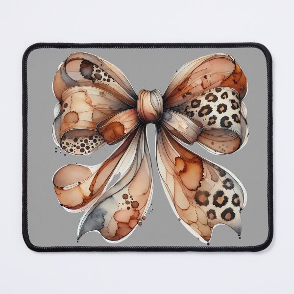 Item preview, Watercolour Bow Leopard Design designed and sold by asudesign.