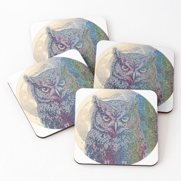 Item preview, Mystical Moon Owl designed and sold by Hen-C-Art.