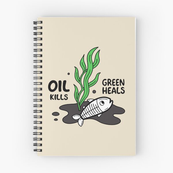 Item preview, Oil Kills, Green Heals designed and sold by SignumShop.