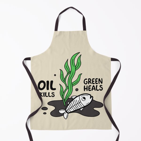 Item preview, Oil Kills, Green Heals designed and sold by SignumShop.