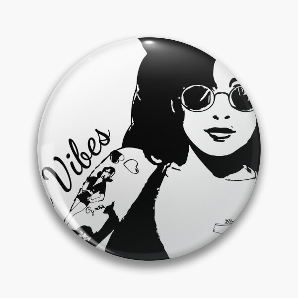 Artikelvorschau, Amy Vibes s/w entworfen und verkauft von Hen-C-Art.