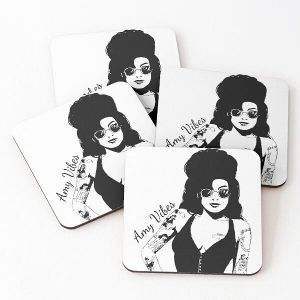 Aperçu de l'œuvre Ambiance Amy en noir et blanc créée et vendue par Hen-C-Art.