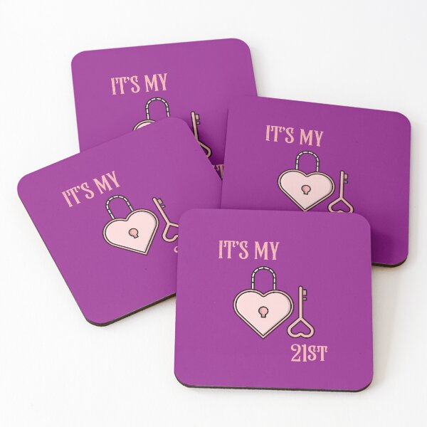 Item preview, 21st Birthday – Key to My Heart designed and sold by Grin22.