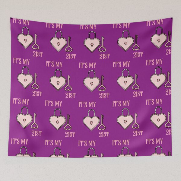 Item preview, 21st Birthday – Key to My Heart designed and sold by Grin22.