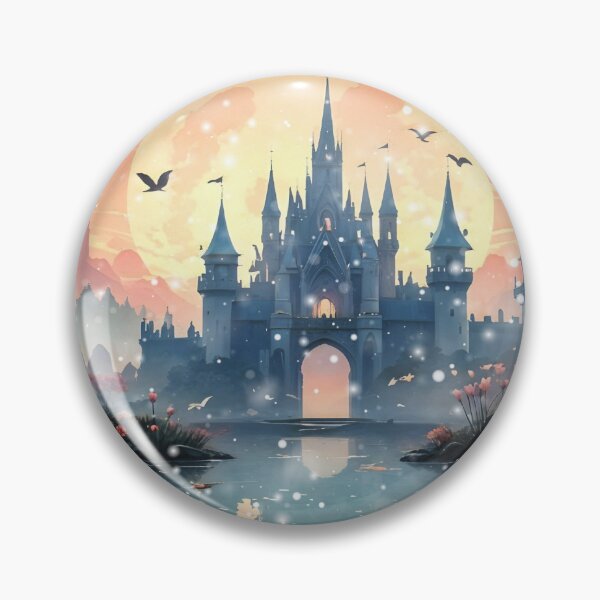 Item preview, Enchanted Castle- A retro fantasy escape designed and sold by Hen-C-Art.