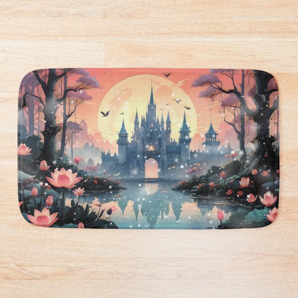 Item preview, Enchanted Castle- A retro fantasy escape designed and sold by Hen-C-Art.