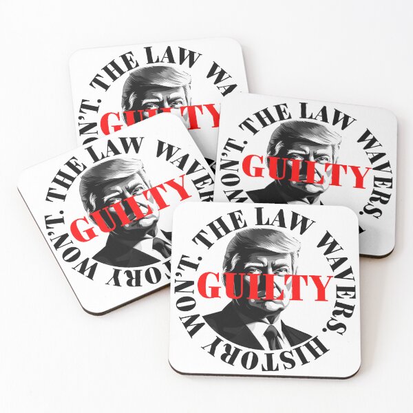 Item preview, President Donald Trump guilty. Protest slogan. designed and sold by Drone-tees.