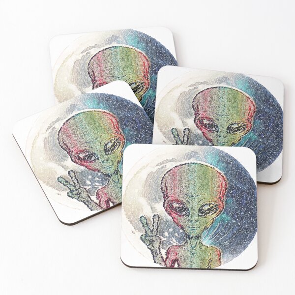 Item preview, Cosmic Visitor designed and sold by Hen-C-Art.
