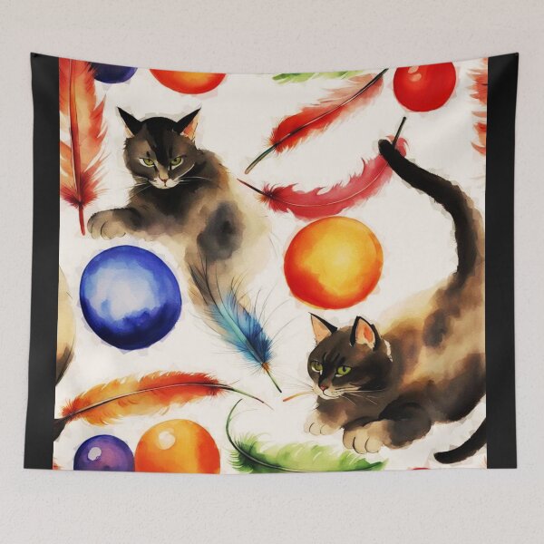 Item preview, Cats, cats, cats and more cats and some feathers... designed and sold by Helios Be. Lavsh.