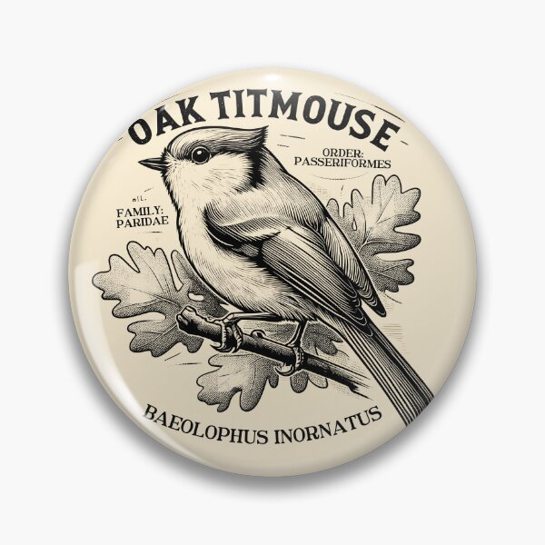 Item preview, Oak Titmouse designed and sold by theAVIARY7.