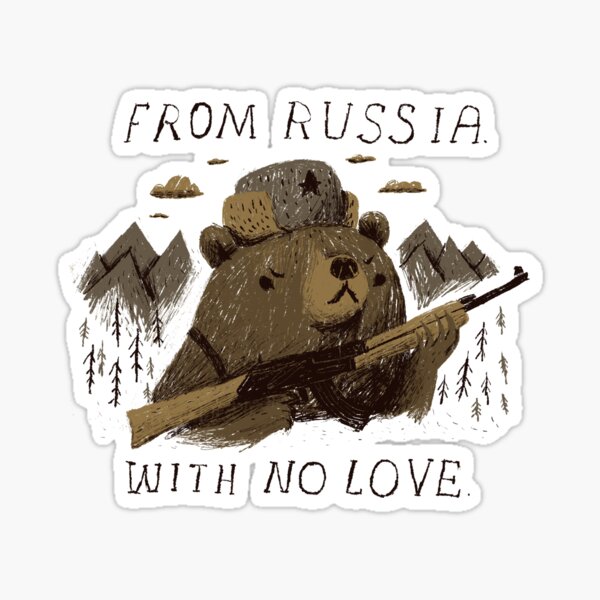 From Russia With Love Stickers for Sale | Redbubble