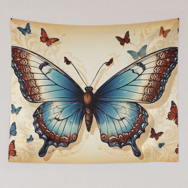 Item preview, Retro Butterfly Majesty designed and sold by Hen-C-Art.