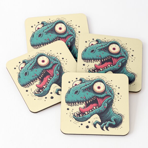 Item preview, Mutant Zombie T-Rex Horror Creature – Scary Dinosaur Art designed and sold by gkhanco.