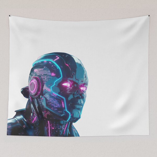 Item preview, Digital Future Tech AI Art of Neon designed and sold by TrendWearLab.