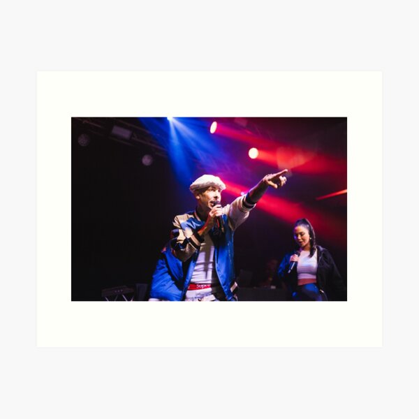 Item preview, Dappy - N-Dubz - Shot by 333Visuals Concert Print / Poster  designed and sold by 333Visuals.
