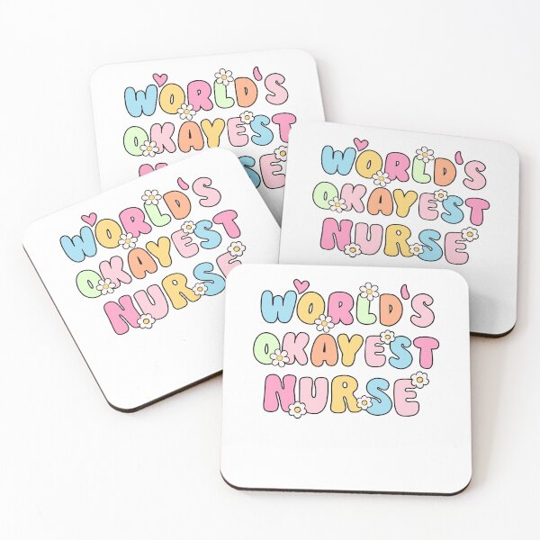 Item preview, World's Okayest Nurse designed and sold by iX-Physio.