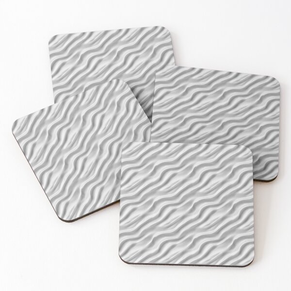 Item preview, Oxidized Silver Metallic Wavy Texture designed and sold by patternicco.