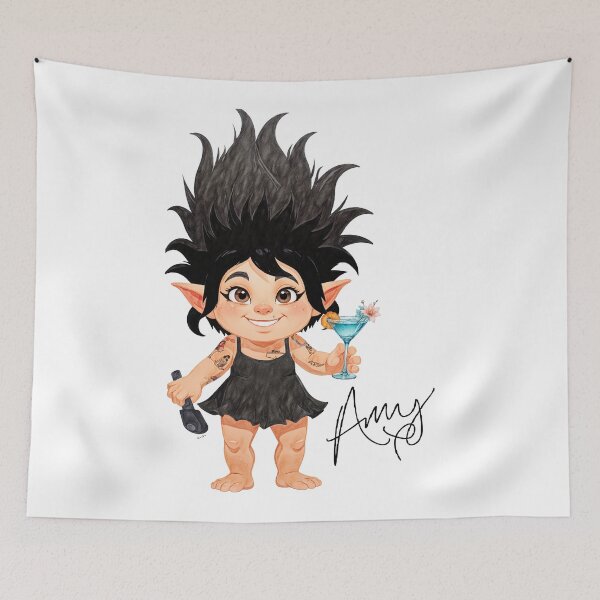 Item preview, amy troll doll designed and sold by Hen-C-Art.