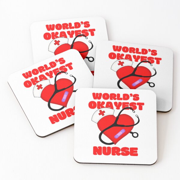 Item preview, World's Okayest Nurse designed and sold by iX-Physio.