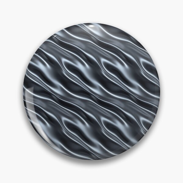 Item preview, Gunmetal Metallic Wave Pattern Design designed and sold by patternicco.
