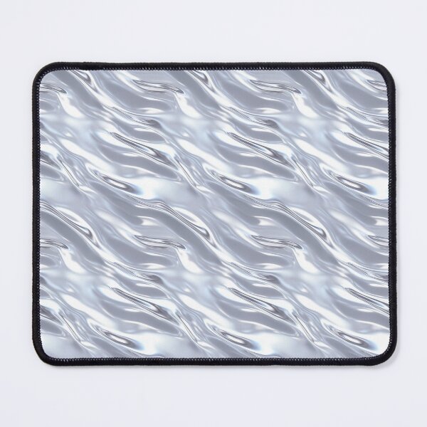 Item preview, Mirror Chrome Wavy Metallic Pattern designed and sold by patternicco.
