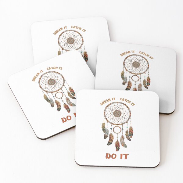 Item preview, Dream, Catch, Do  it Boho Dreamcatcher designed and sold by Hen-C-Art.
