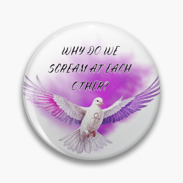 Item preview, Purple Dove of Peace designed and sold by Hen-C-Art.